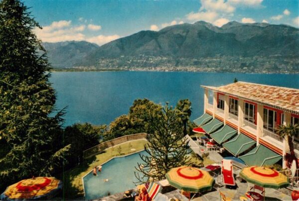 Vira Magadino TI Touring Mot Hotel Bellavista Lago Maggi