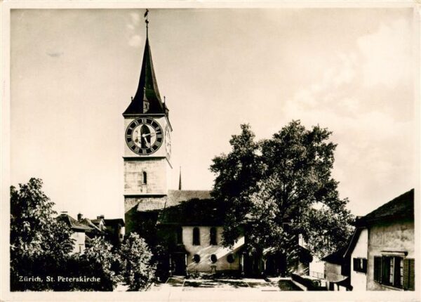 Zuerich  ZH St Peterskirche