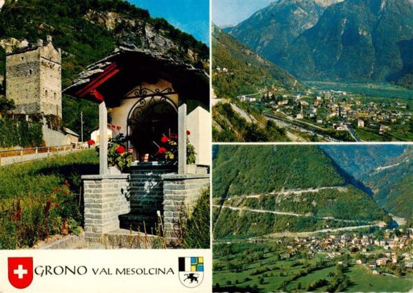 Grono TI Val Mesolcina Panorama