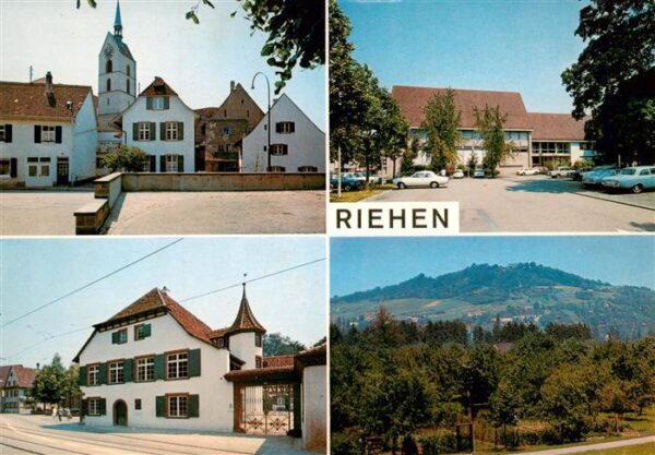 Riehen Basel BS Dorfkirche Gemeindehaus Wettsteinhaus P