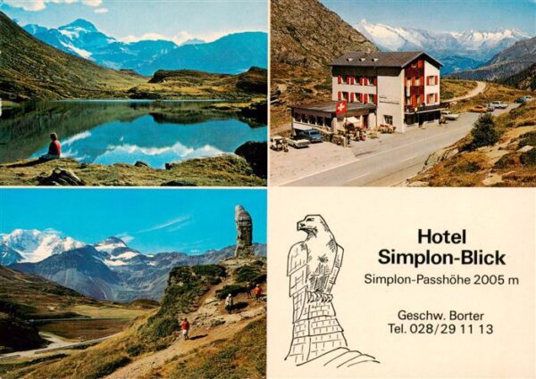 Simplon 2500m VS Hotel Simplon Blick Simplon Passhöhe