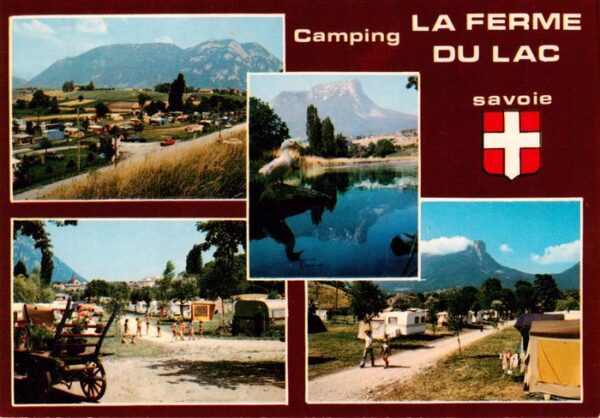 Les Marches 73 Savoie Camping La Ferme du Lac Vue partielle
