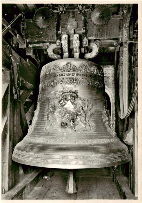 Herisau AR Grosse Glocke in der Ev Kirche