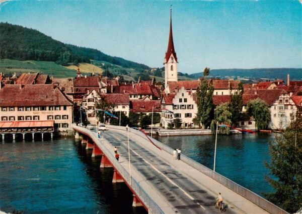 Stein Rhein SH Hotel Rheinfels Rheinbrücke