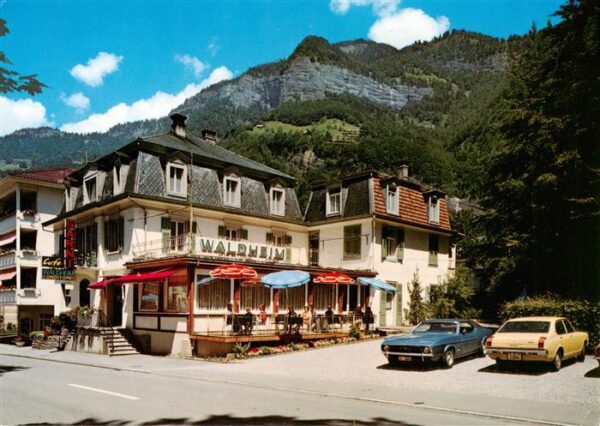 Vitznau Witznau Vierwaldstaettersee LU Cafe Restaurant Waldheim