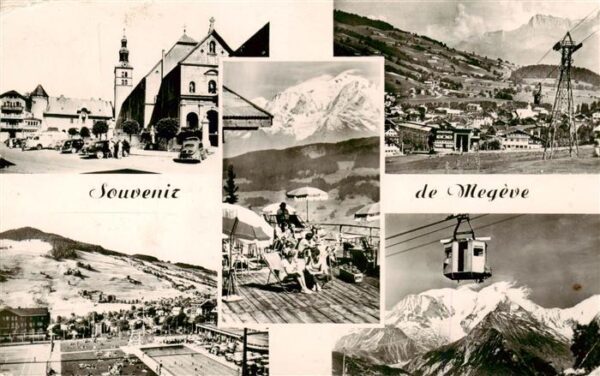 Megeve 74 Haute-Savoie Place de la Mairie Tete de Rochebrune S
