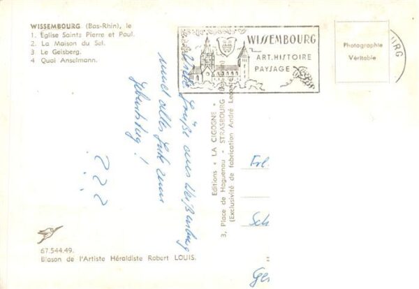 Wissembourg Weissenburg Alsace Eglise Saints Pierre et Paul La Maison – Bild 2