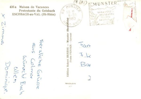 Eschbach-au-Val 68 Haut-Rhin Protestante du Geisbach – Bild 2