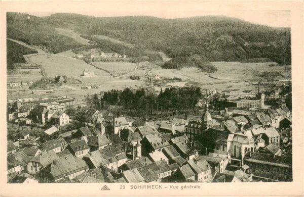 Schirmeck Vue generale aerienne