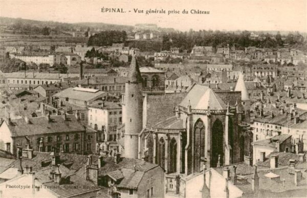 Epinal 88 Vosges Vue generale prise du Chateau