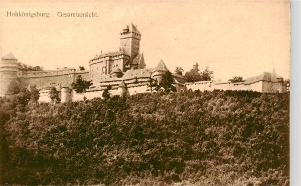Hohkoenigsburg Haut-Koenigsbourg Ansicht