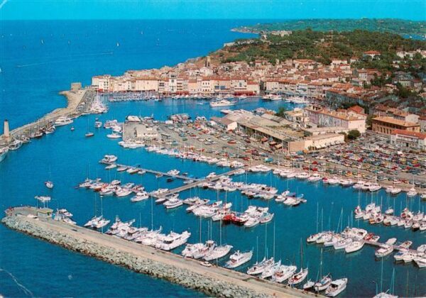 Saint Tropez Var Yachthafen Fliegeraufnahme