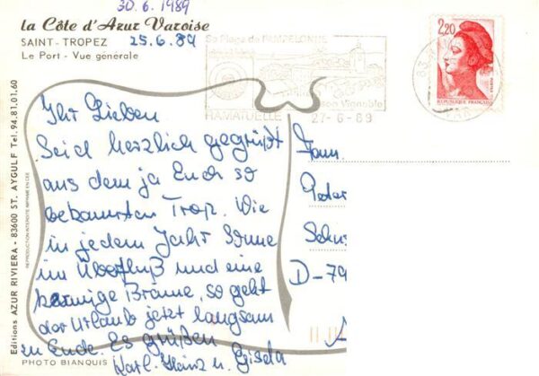 Saint Tropez Var Yachthafen Fliegeraufnahme – Bild 2