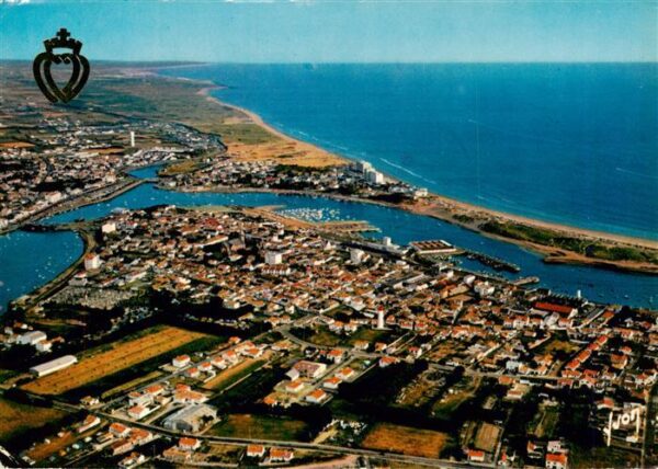 Saint-Gilles-Croix-de-Vie Vendee Fliegeraufnahme