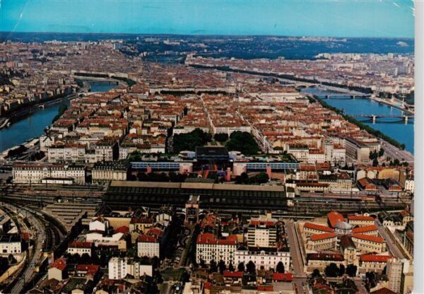 Lyon 69 Rhone La Presqu’ile Vue aerienne
