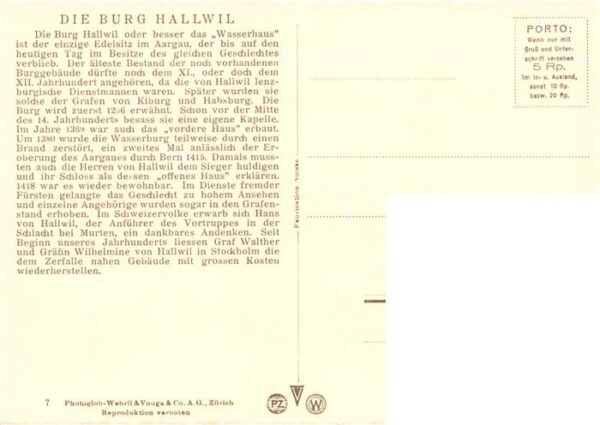 Hallwil Hallwyl AG Burg Hallwil – Bild 2
