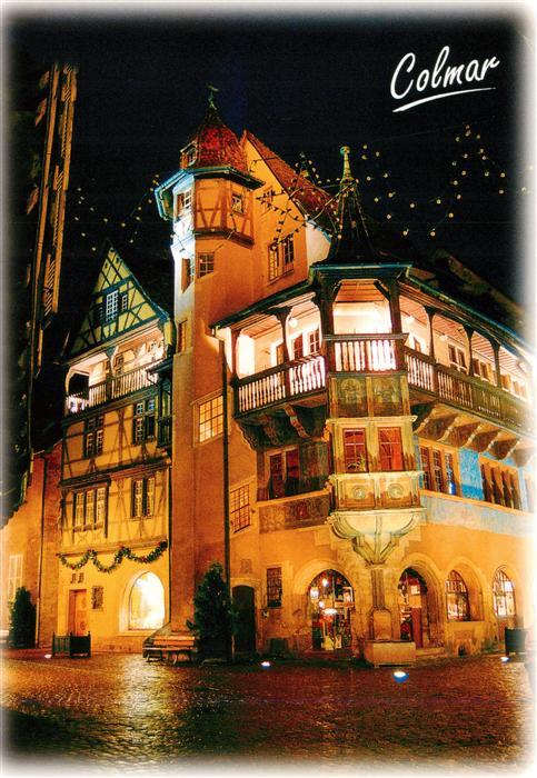 Colmar 68 Haut-Rhin La ville illuminee Maison Pfister