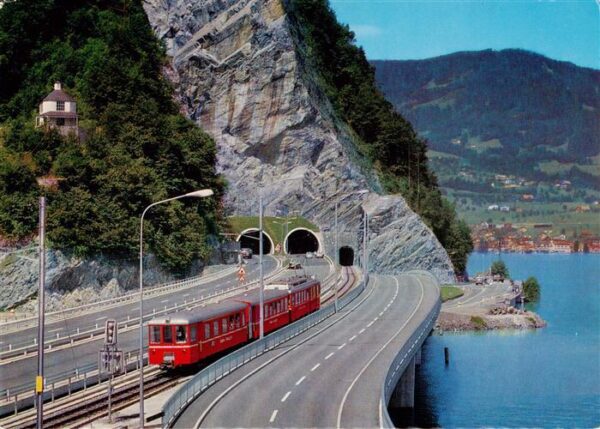 Stansstad Vierwaldstättersee Acheregg Brücke und