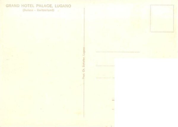 Lugano Lago di Lugano TI Grand Hotel Palace – Bild 2