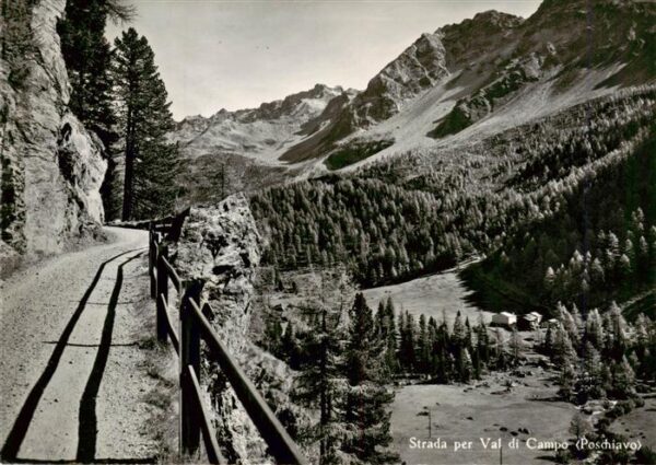 Poschiavo GR Strada per Val di Campo