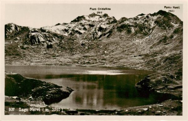 Lago Naret Lavizarra TI Panorama mit Pizzo Cristallina Passo Na