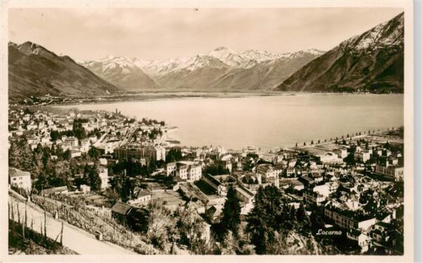 Locarno Lago Maggiore TI Panorama
