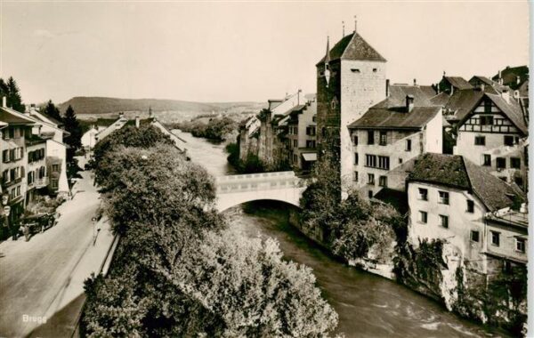 Brugg AG Ortsansicht Feldpost