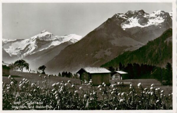 Gstaad BE Oldenhorn und Staldenfluh