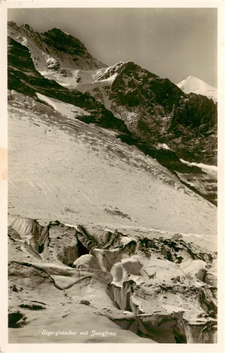Eigergletscher BE mit Jungfrau