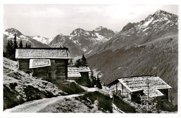 Davos GR Clavedeler Alp mit Mittagshorn Plattenh