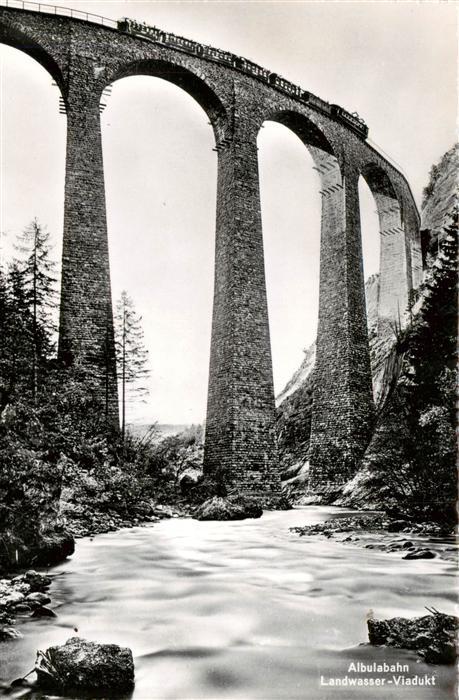 Albulabahn GR Landwasser Viadukt