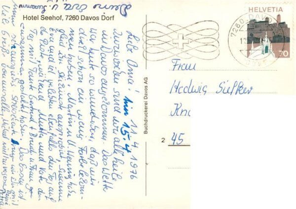 Davos-Dorf GR Hotel Seehof – Bild 2
