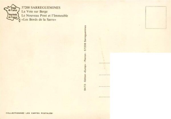 Sarreguemines 57 Moselle La Voie sur Berge Le Nouveau Pont et l’ – Bild 2