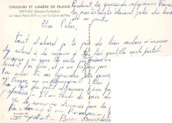 Orthez 64 Le vieux Pont sur le Gave de Pau – Bild 2