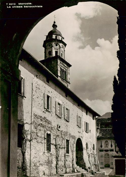 Morcote Lago di Lugano TI La chiesa barocchiale