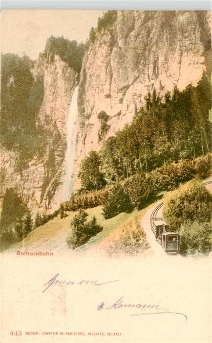 Rothornbahn Brienzer Rothorn Brienzerrot Panorama