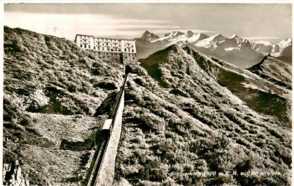 Stanserhorn 1898m NW Panorama mit Berneralpen