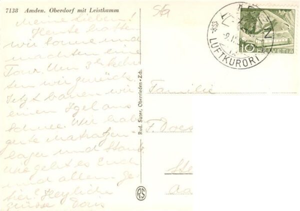 Amden SG Oberndorf mit Leistkamm – Bild 2
