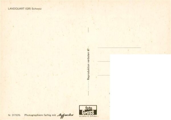 Landquart GR Panorama Kirche Strassenpartien – Bild 2