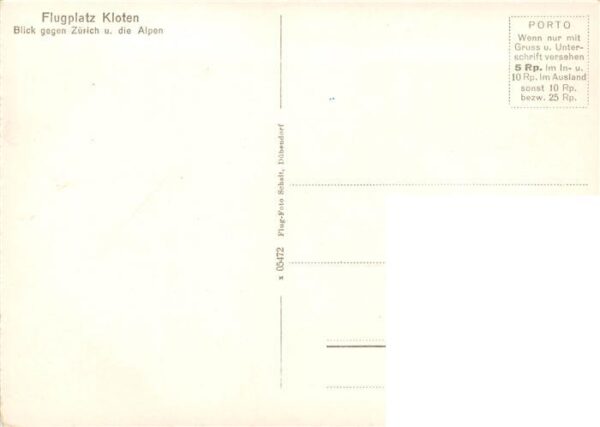 Zuerich  ZH Flugplatz Kloten Fliegeraufnahme – Bild 2