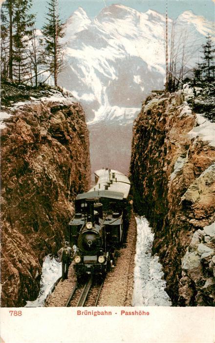 Bruenig  OW Brünigbahn Passhöhe