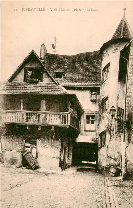 Ribeauville Haut Rhin Alsace 68 Vieille Maison Place de la Sinne