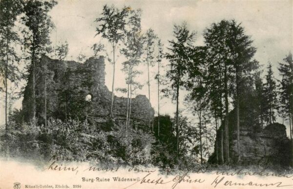 Waedenswil Waedensweil ZH Burg Ruine Wädenswil