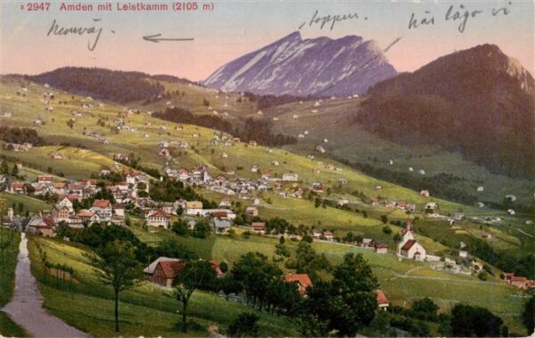 Amden SG mit Leistkamm