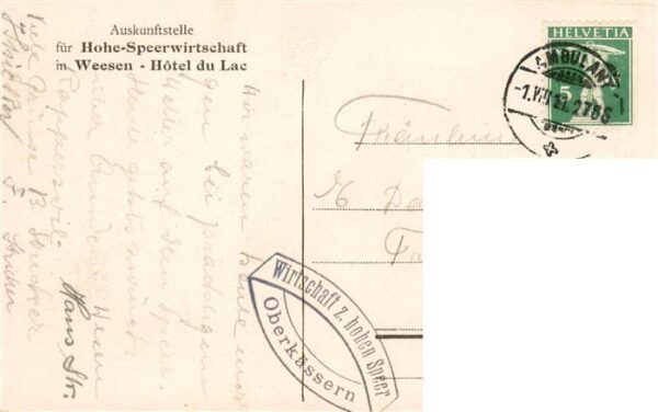 Speer 1954m Toggenburg SG Hohe Speerwirtschaft Hotel du Lac – Bild 2