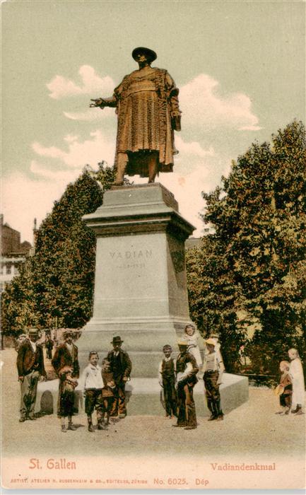 St Gallen SG Vadian Denkmal