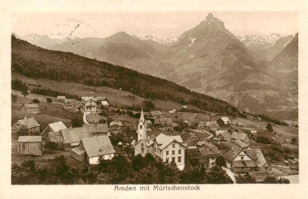 Amden SG mit Mürtschenstock