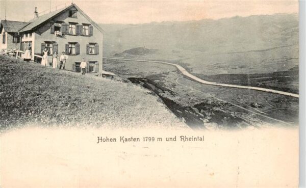 Hoher Kasten Hohenkasten 1799m IR Panorama im Rheintal