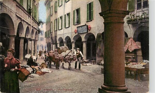 Lugano Lago di Lugano TI Strassenmotiv