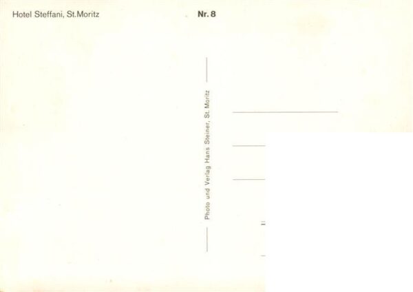 St Moritz GR Hotel Steffani – Bild 2